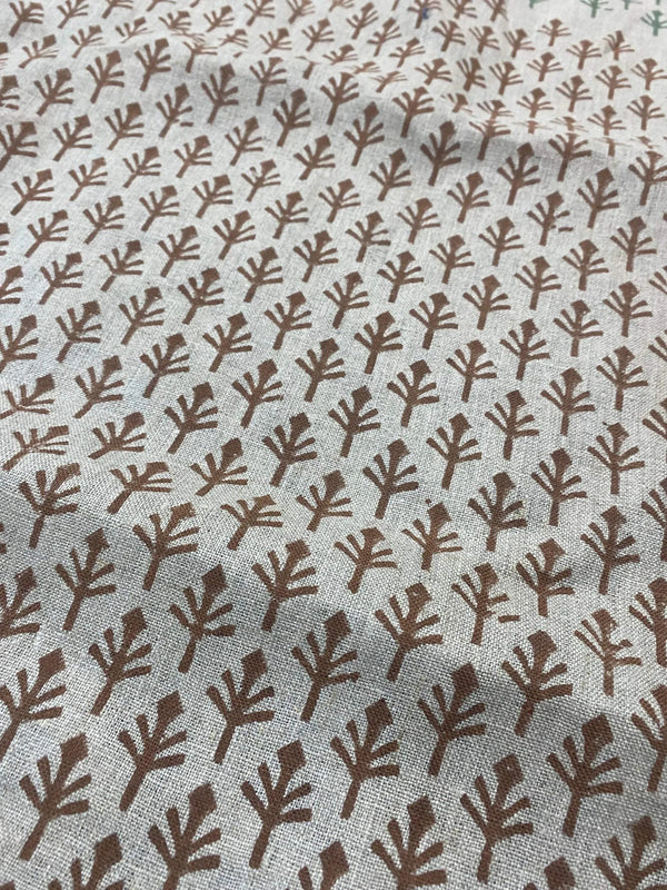 Lena Printed Linen Fabric