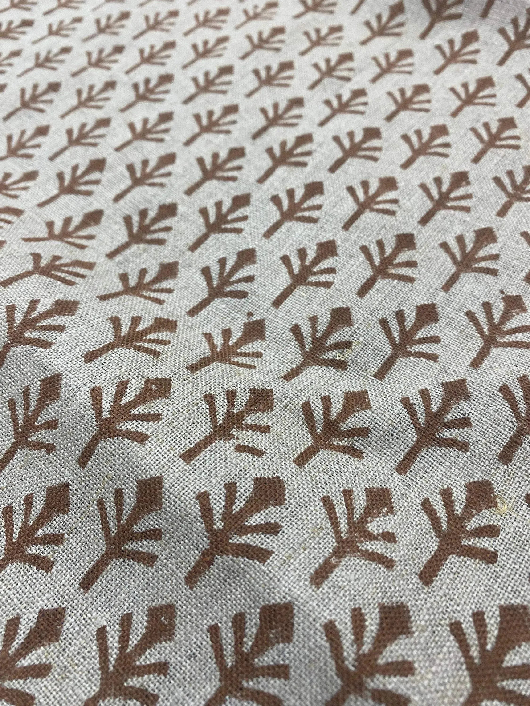 Lena Printed Linen Fabric Linen Fabric