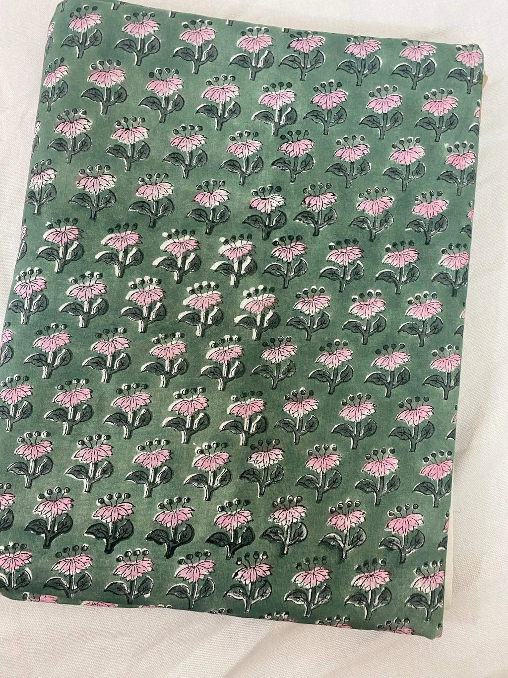 Delina Hand Block Cotton Fabric Cotton Fabric