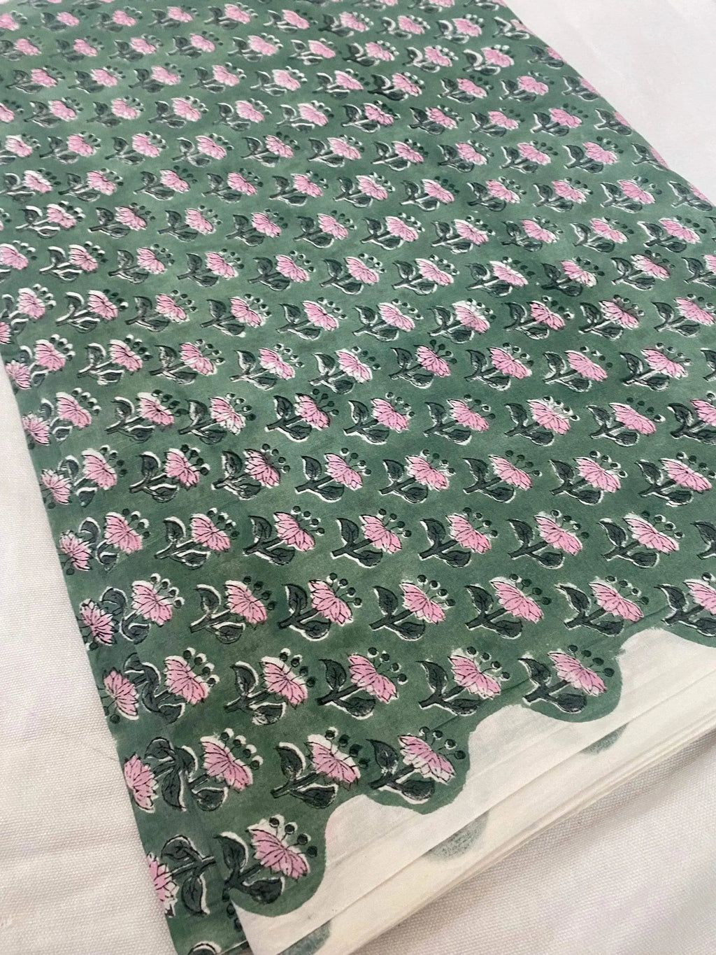 Delina Hand Block Cotton Fabric Cotton Fabric