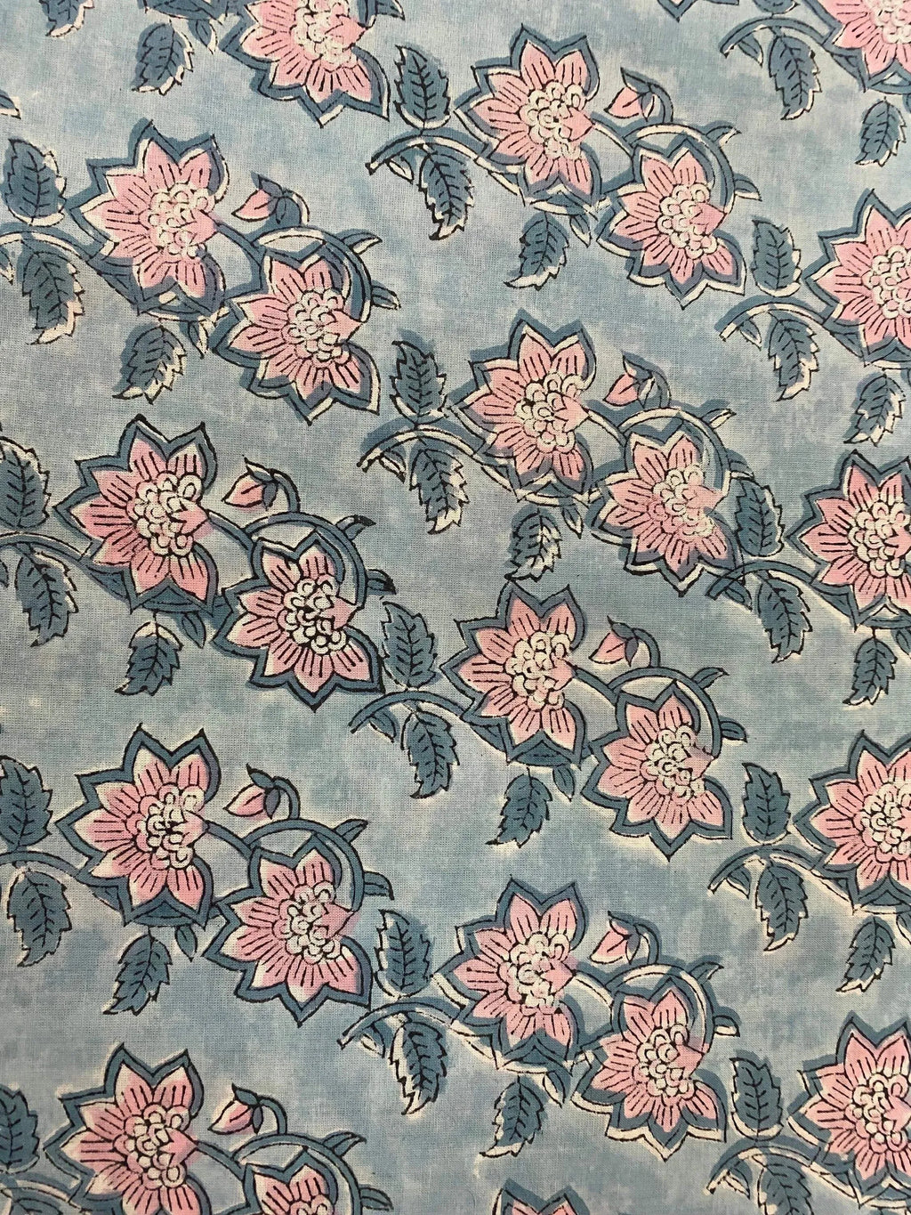 Bria Cotton Block Print Fabric Cotton Fabric