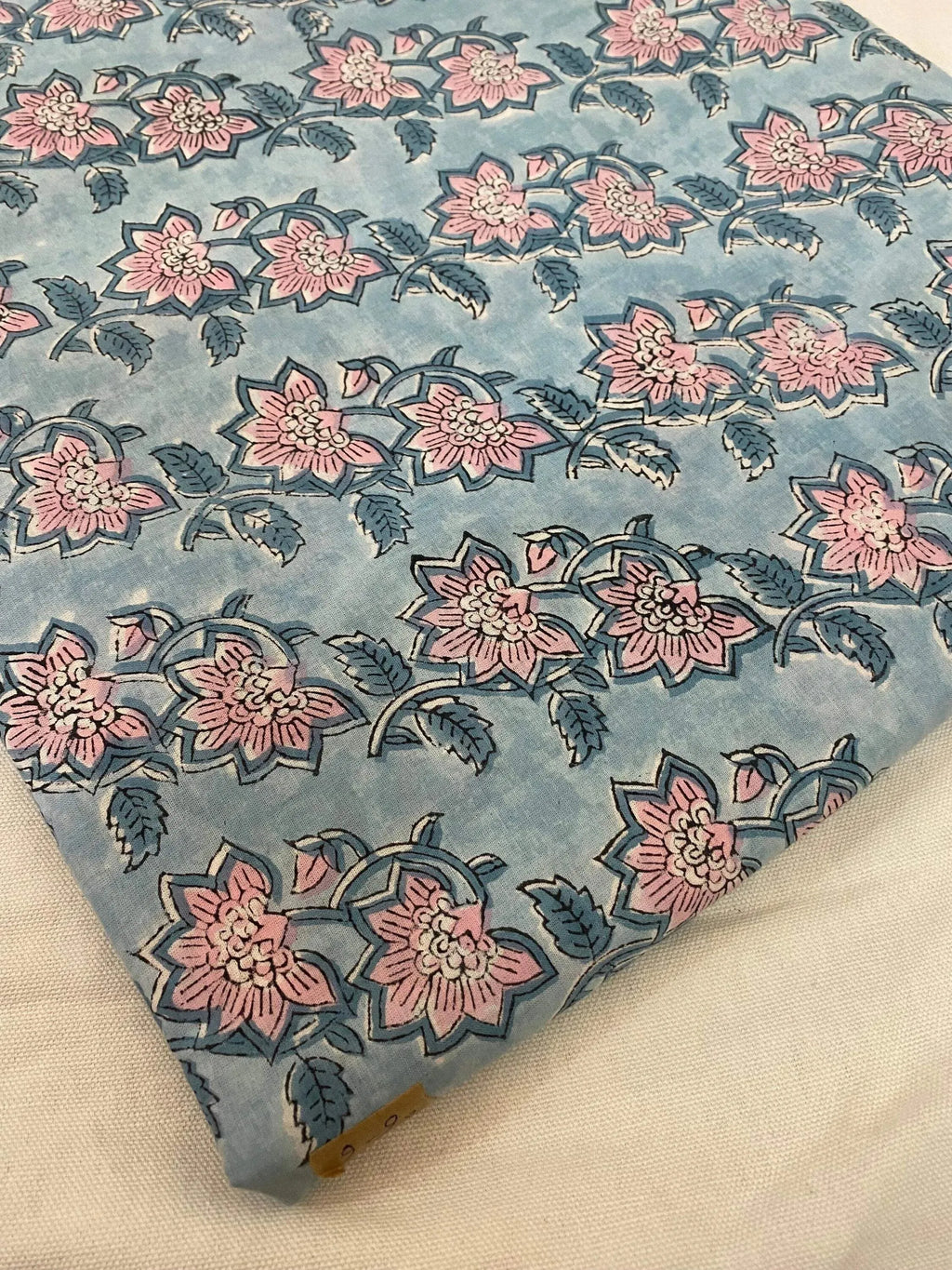 Bria Cotton Block Print Fabric Cotton Fabric