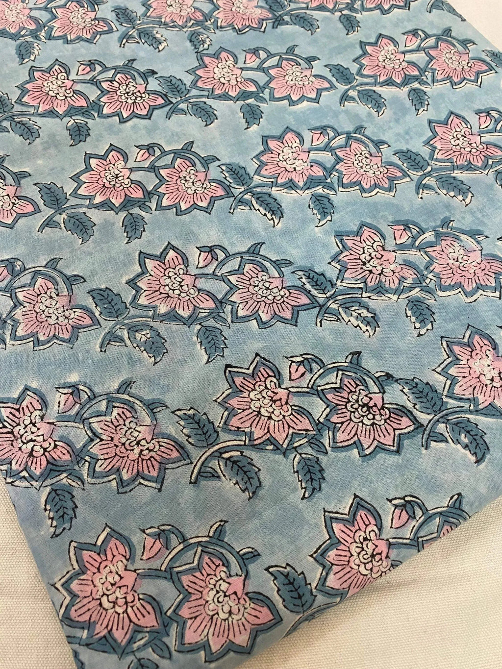 Bria Cotton Block Print Fabric Cotton Fabric