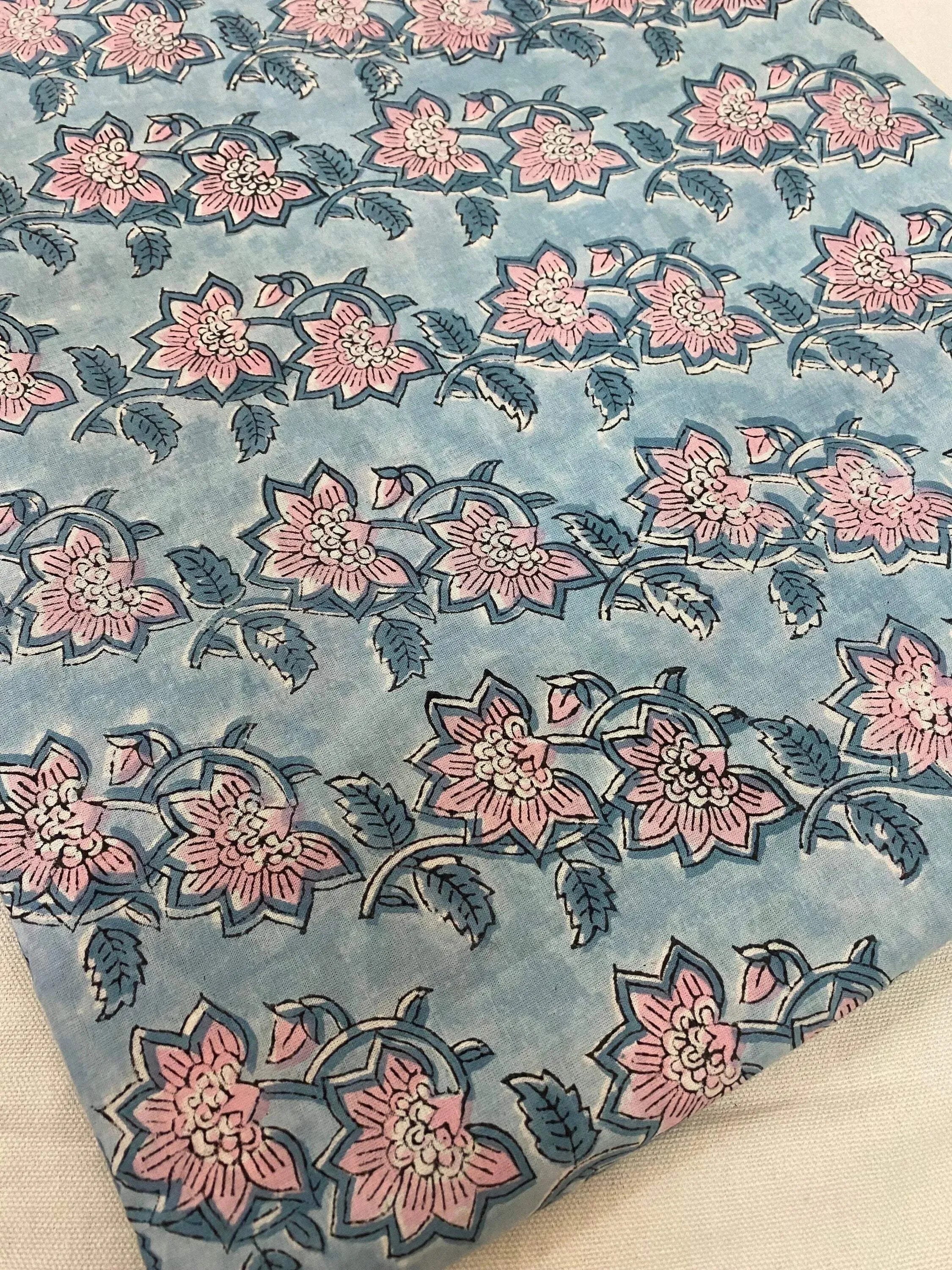 Bria Cotton Block Print Fabric Cotton Fabric