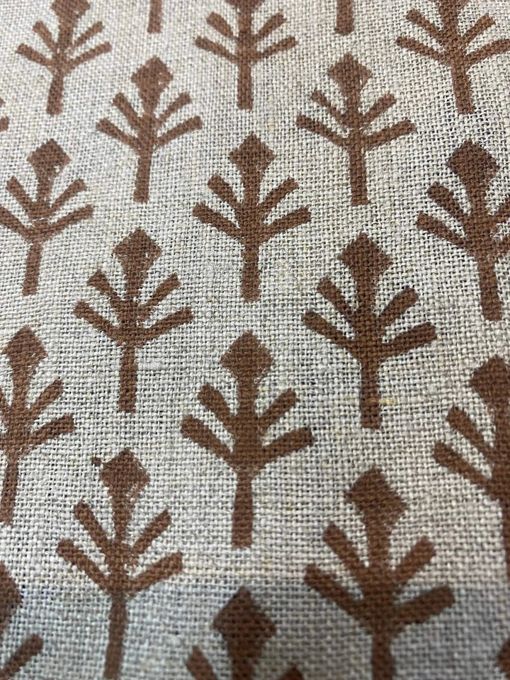 58" inches Indian Hand Block Print Fabric, Indian Linen Fabric, Block Print Fabric, Designer Floral Printing Fabric, Upholstery fabric, - Maple Village Lane