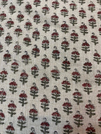 Vibby Hand Block Print Linen Upholstery Fabric Linen Fabric