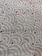 Inez Block Print Linen Linen Fabric