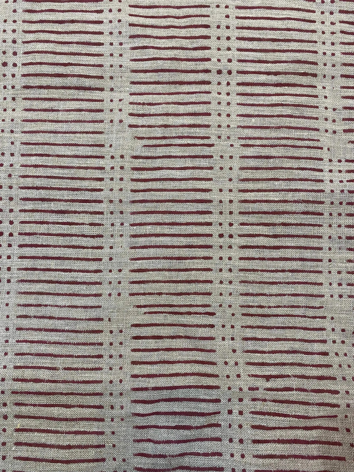 58" inches Indian Hand Block Print Fabric, Indian Linen Fabric, Block Print Fabric, Designer Floral Printing Fabric, Upholstery fabric, - Maple Village Lane