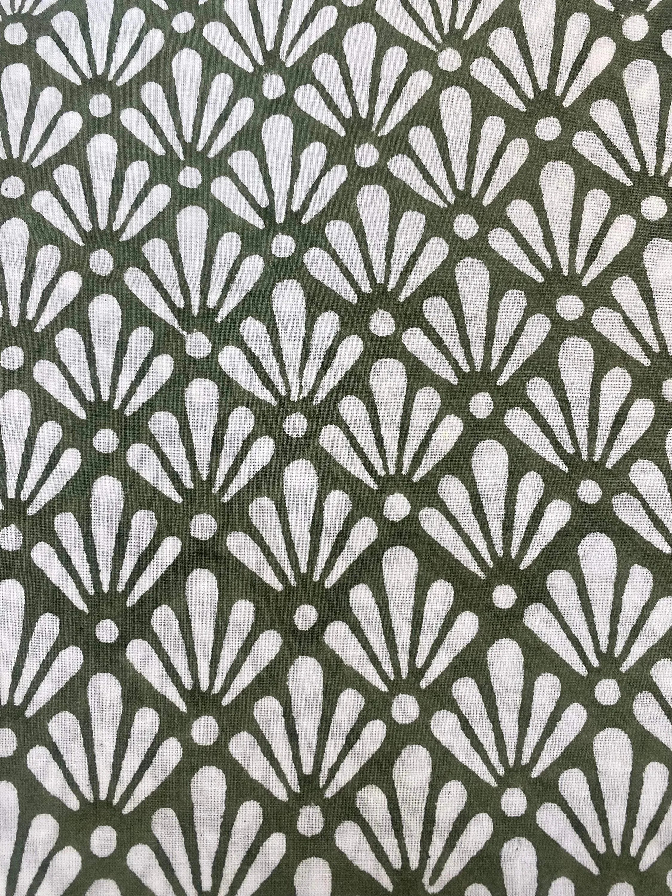 Rina Cotton Block Print Fabric Cotton Fabric