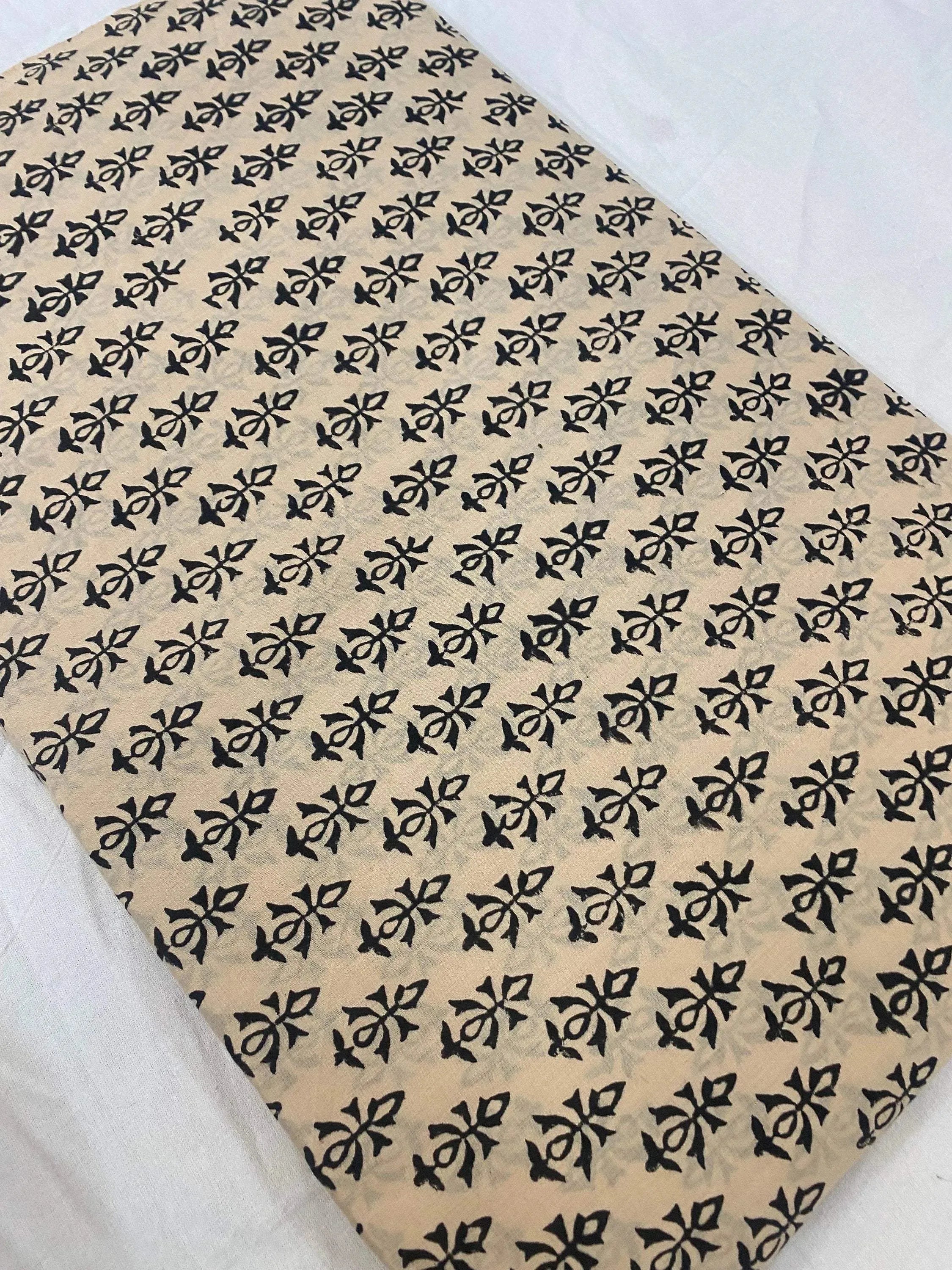 Otis Cotton Block Print Fabric Cotton Fabric