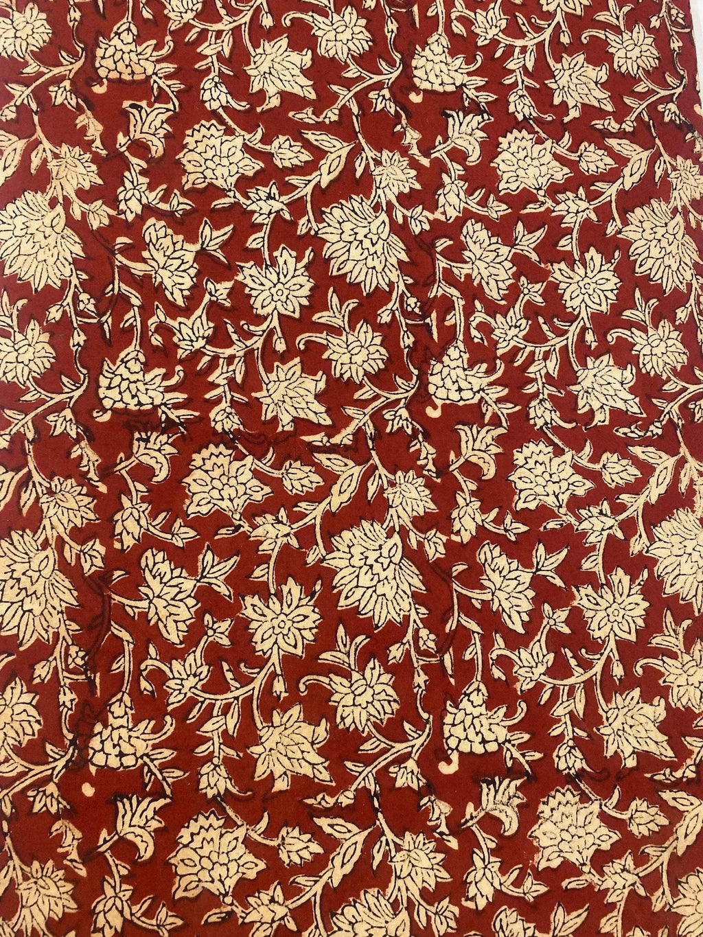 Abbey Block Print Indian Cotton Fabric Cotton Fabric
