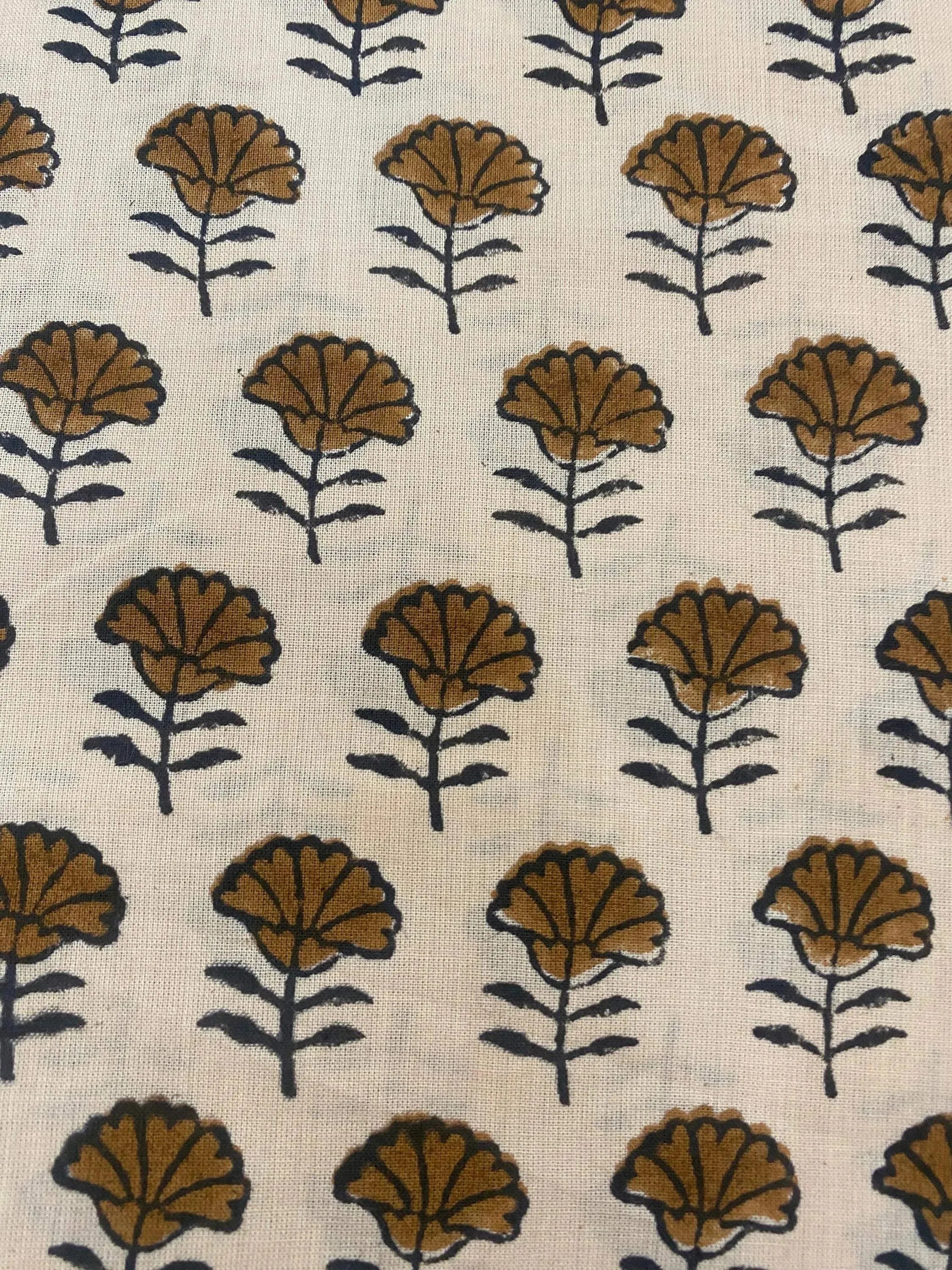 Sabine Hand Block Cotton Cotton Fabric