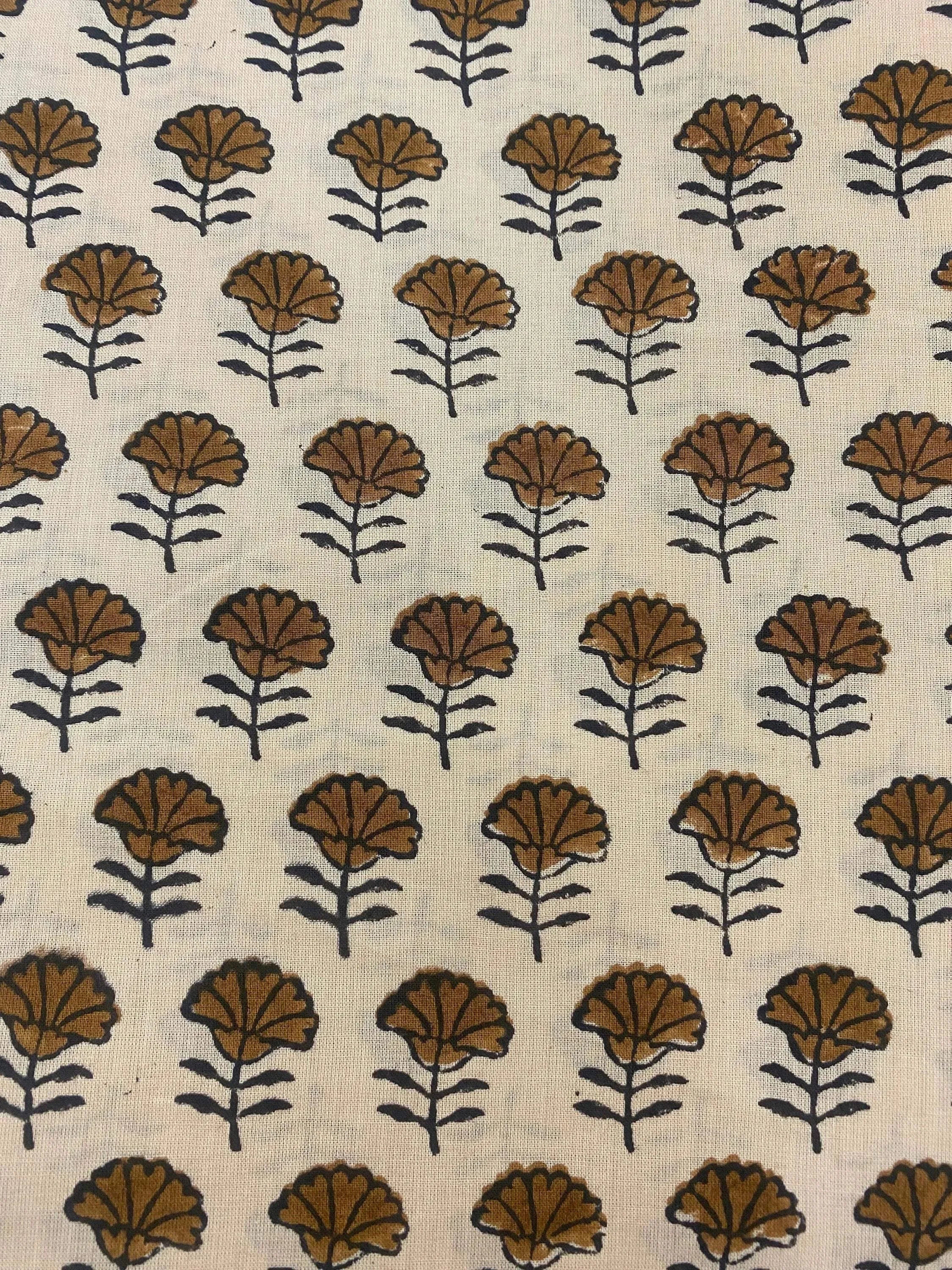 Sabine Hand Block Cotton Cotton Fabric