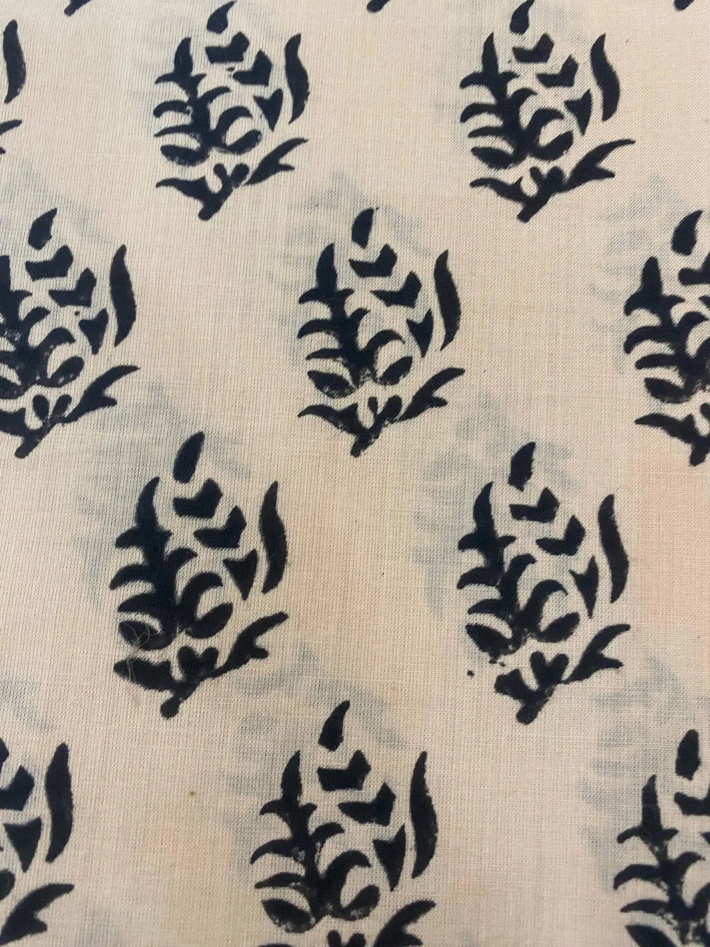 Luc Hand Block Printed Cotton Fabric By Yard Cotton Fabric