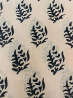 Luc Hand Block Printed Cotton Fabric By Yard Cotton Fabric