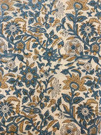 Euphemia Hand Block Printed Cotton Fabric Cotton Fabric