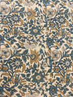 Euphemia Hand Block Printed Cotton Fabric Cotton Fabric