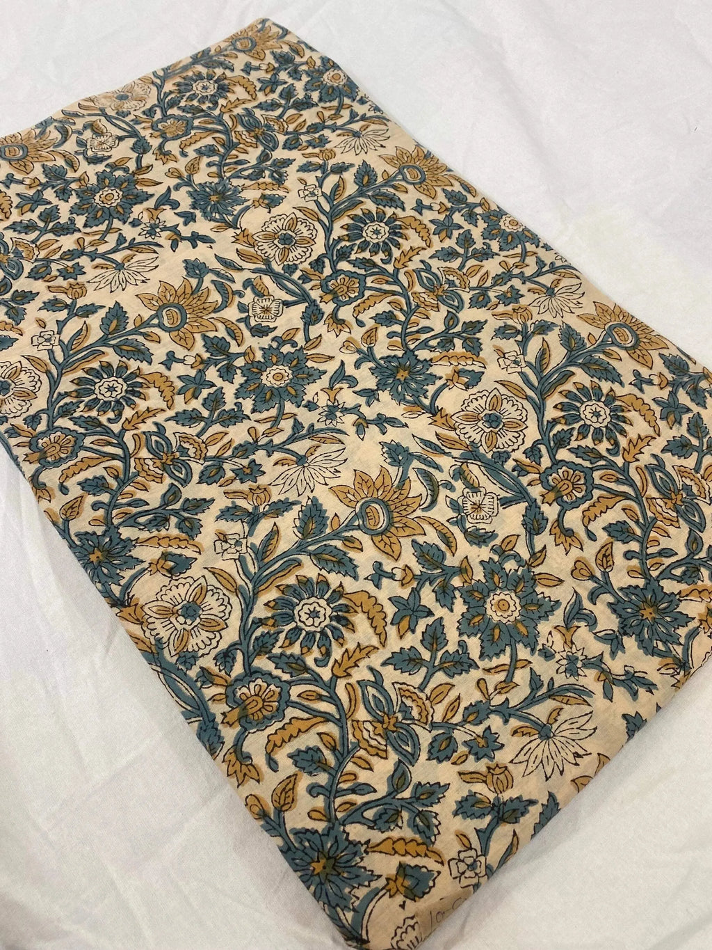 Euphemia Hand Block Printed Cotton Fabric Cotton Fabric