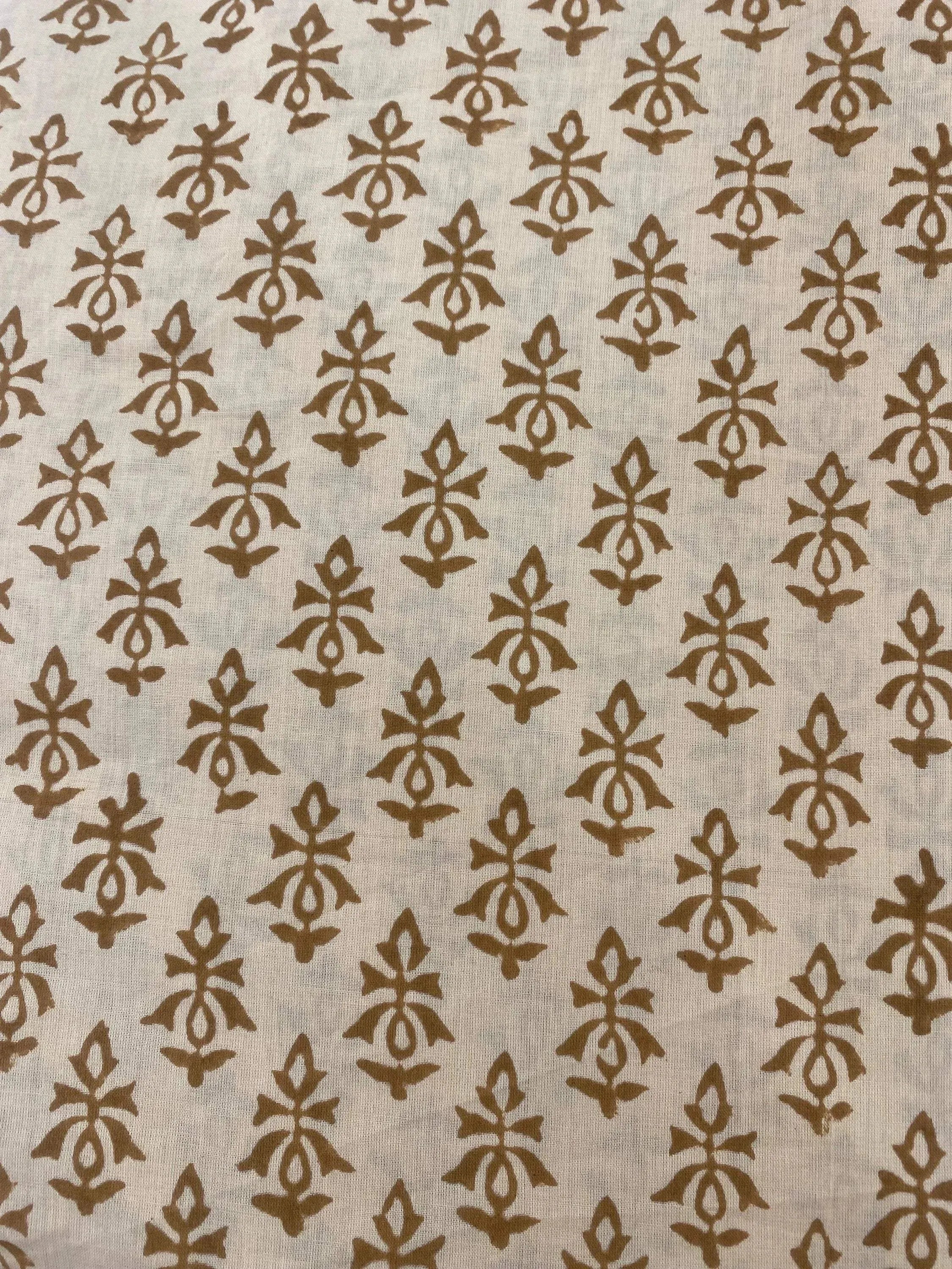 Otis Cotton Block Print Fabric Cotton Fabric