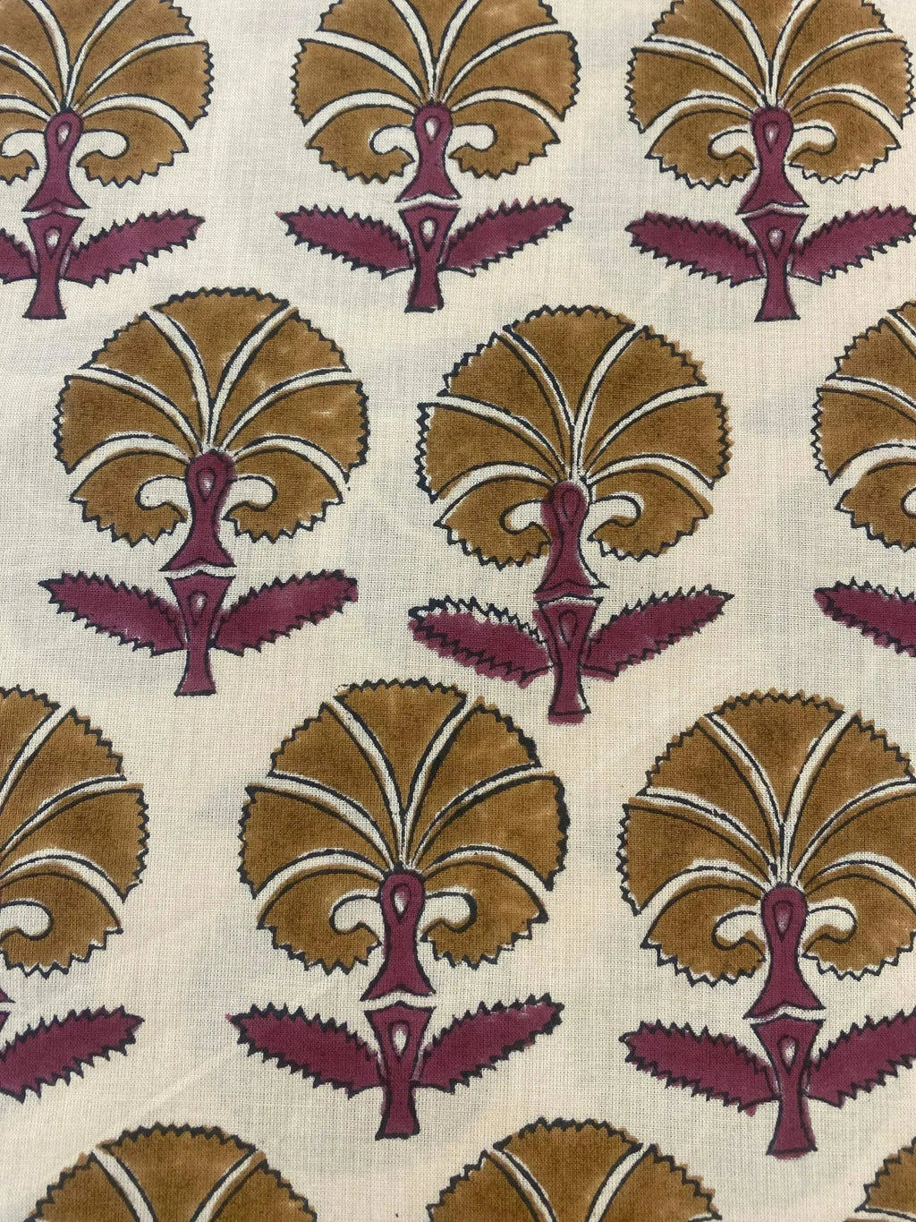 Hope Soft Cotton Block Printed Fabric Cotton Fabric