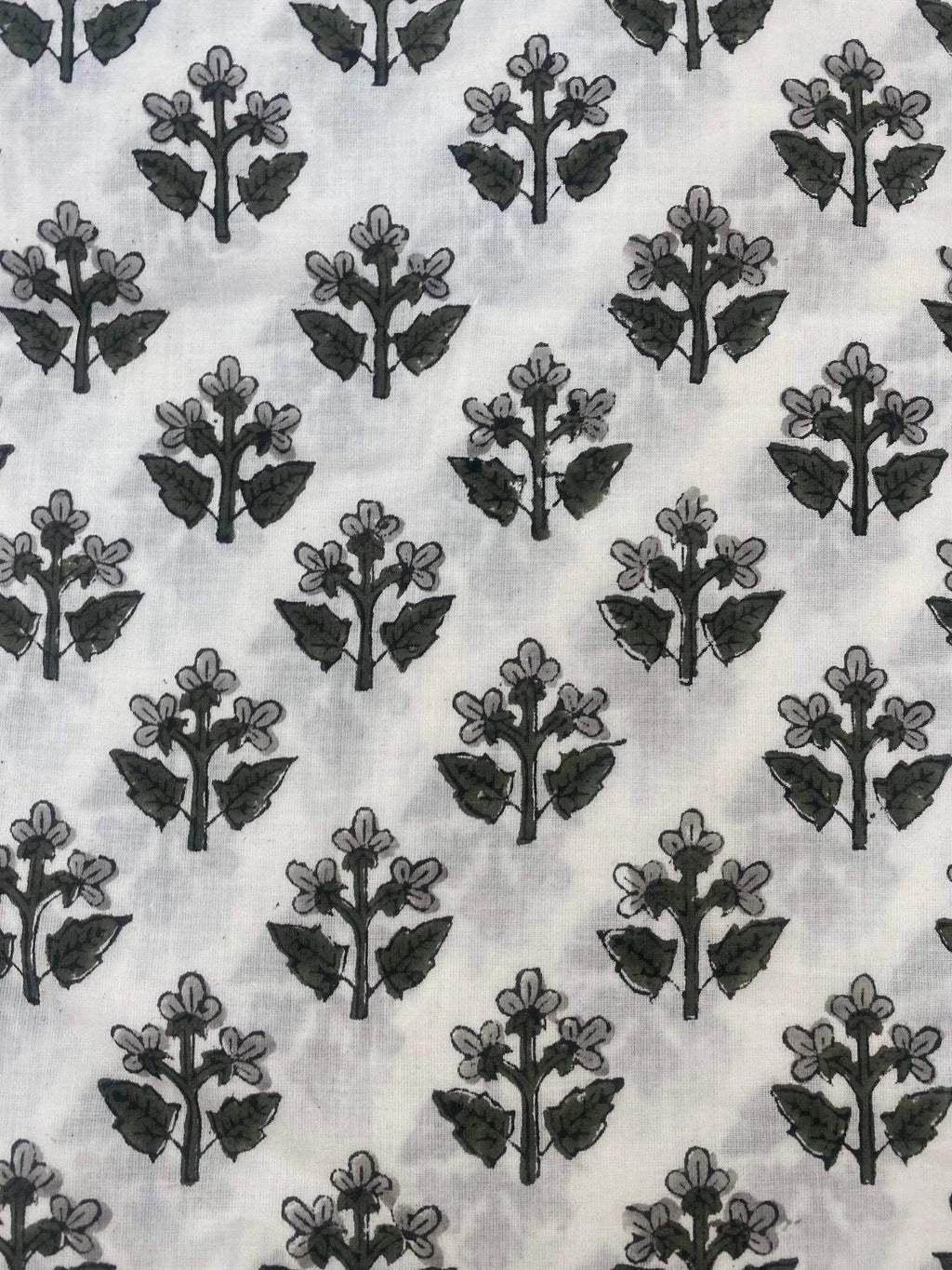 Lenny Red Floral Cotton Fabric by the Yard Cotton Fabric