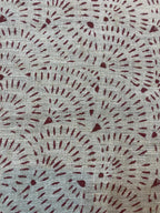 Inez Block Print Linen Linen Fabric