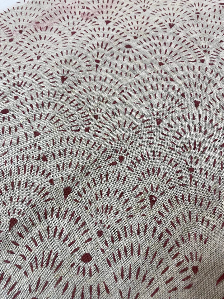 58" inches Indian Hand Block Print Fabric, Indian Linen Fabric, Block Print Fabric, Designer Floral Printing Fabric, Upholstery fabric, - Maple Village Lane