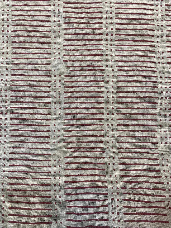 58" inches Indian Hand Block Print Fabric, Indian Linen Fabric, Block Print Fabric, Designer Floral Printing Fabric, Upholstery fabric, - Maple Village Lane