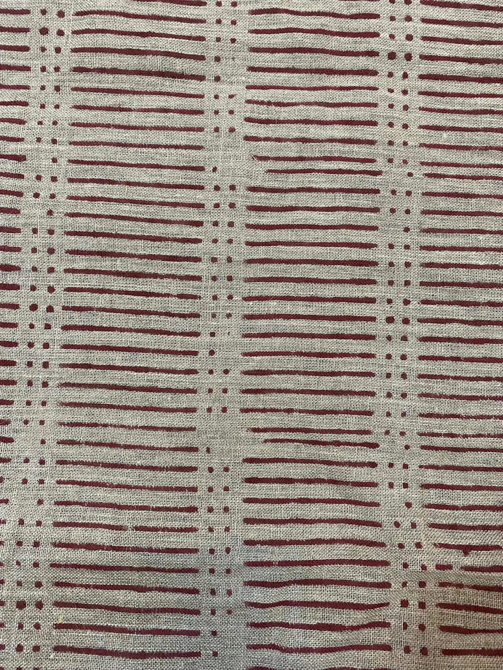 58" inches Indian Hand Block Print Fabric, Indian Linen Fabric, Block Print Fabric, Designer Floral Printing Fabric, Upholstery fabric, - Maple Village Lane