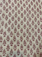 Otis Hand Block Print Linen Fabric Linen Fabric