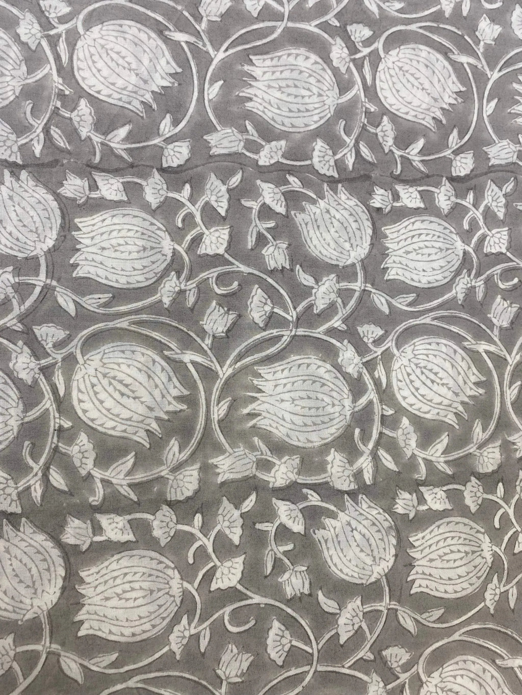 Vivienne Block Print Upholstery Cotton Fabric Cotton Fabric