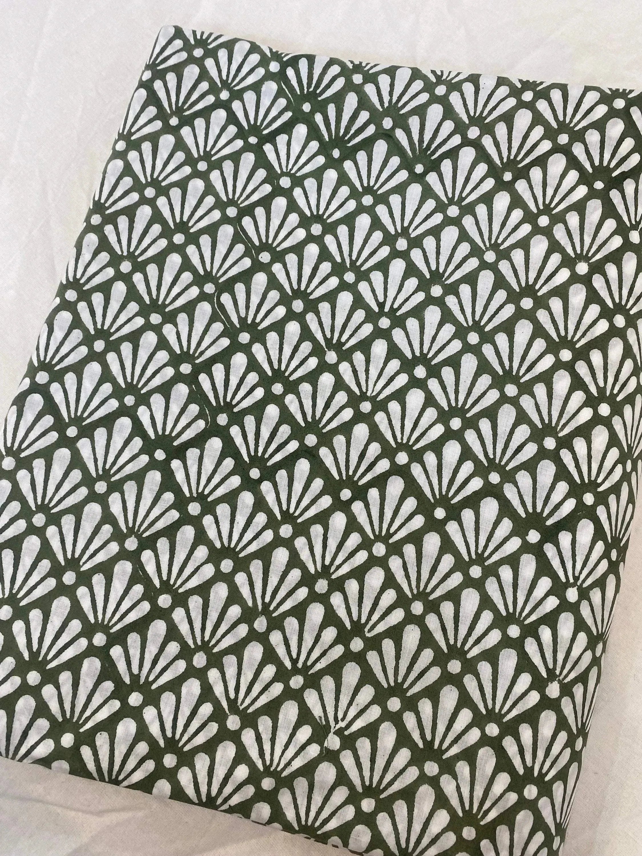 Rina Cotton Block Print Fabric Cotton Fabric