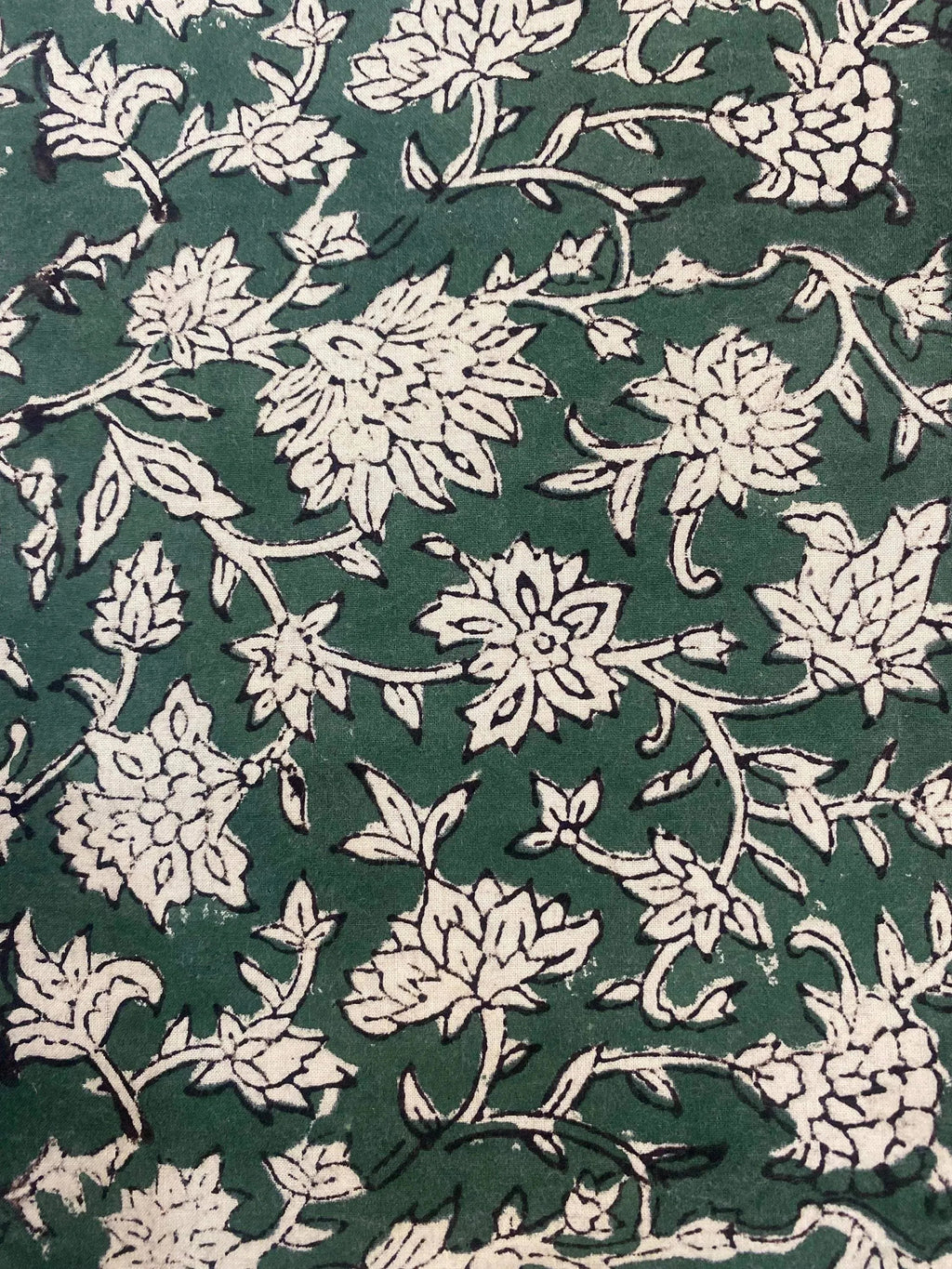 Abbey Block Print Indian Cotton Fabric Cotton Fabric