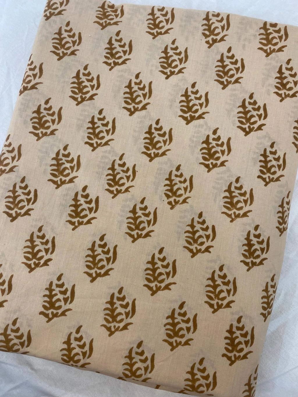 Luc Hand Block Printed Cotton Fabric By Yard Cotton Fabric