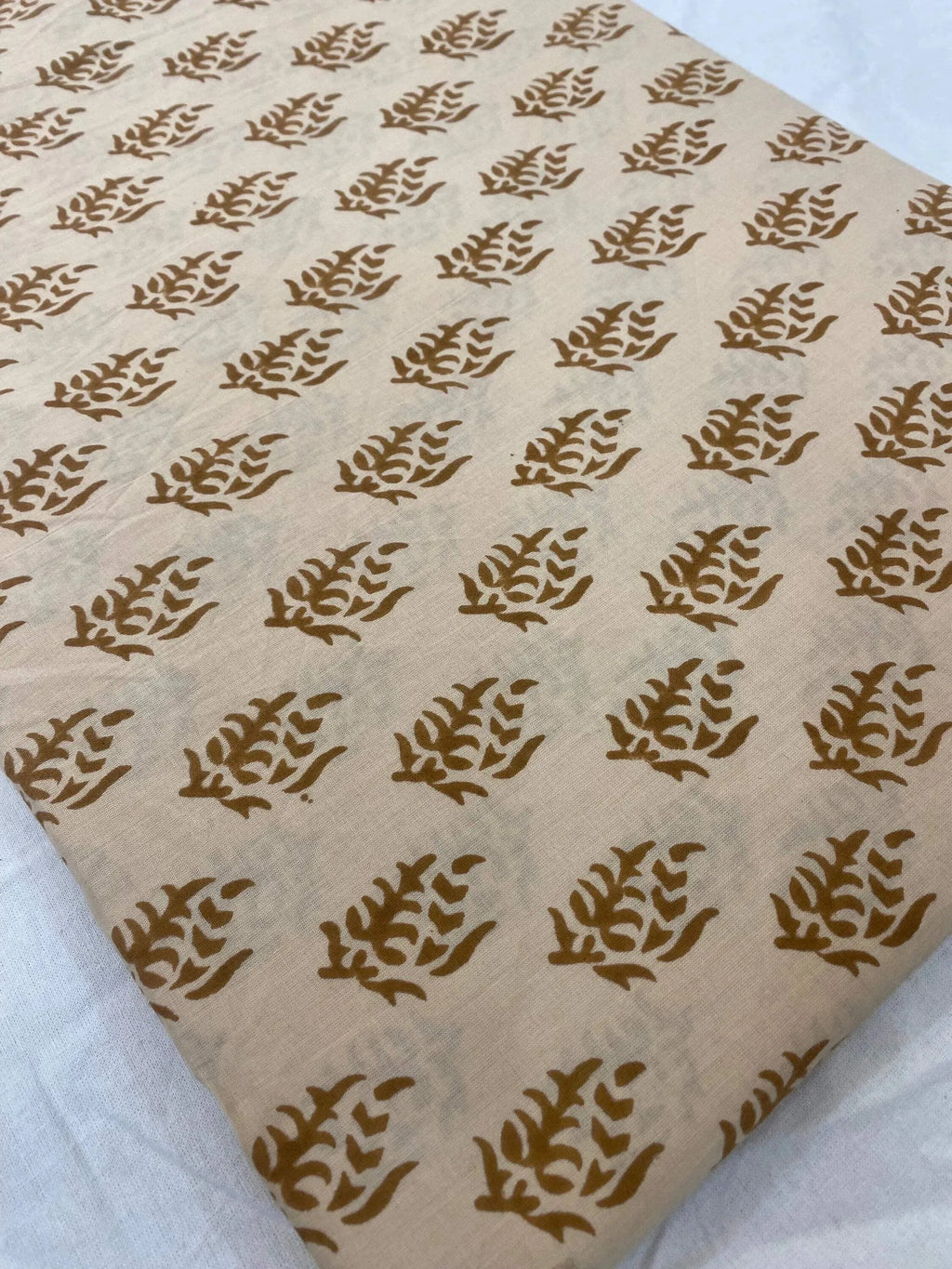 Luc Hand Block Printed Cotton Fabric By Yard Cotton Fabric