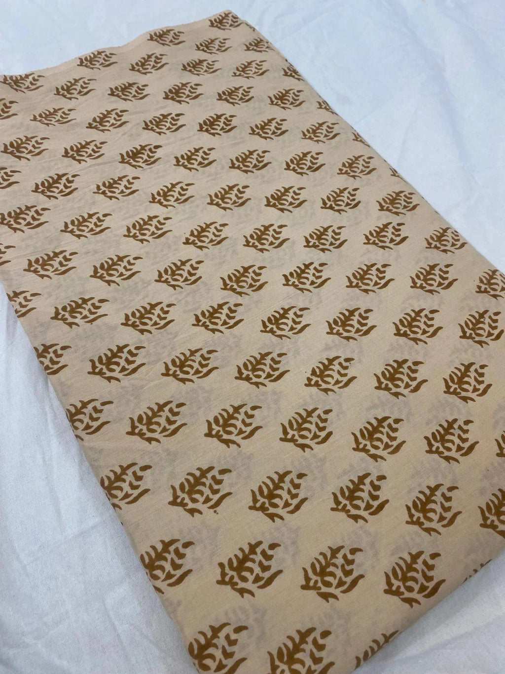Luc Hand Block Printed Cotton Fabric By Yard Cotton Fabric