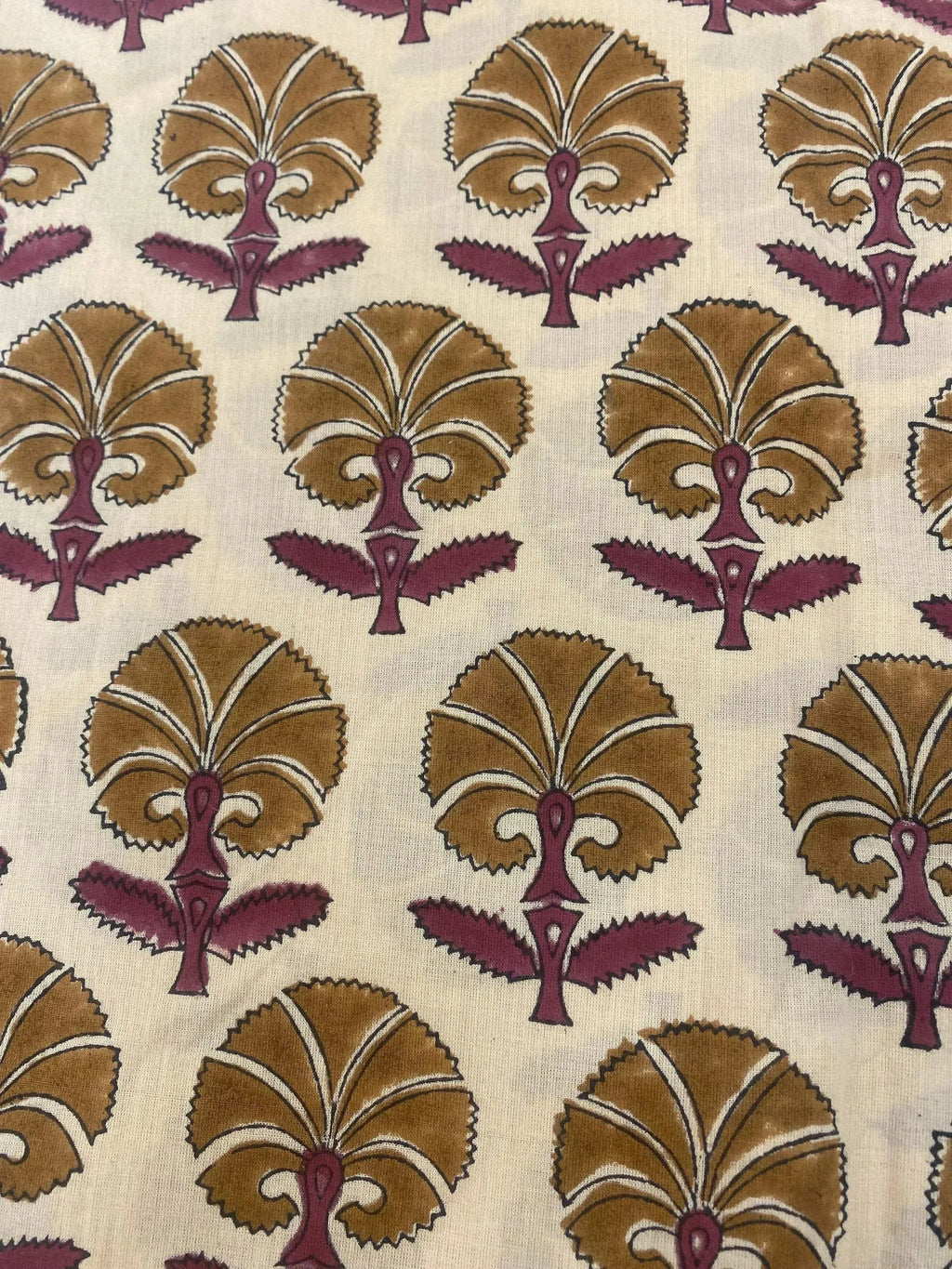 Hope Soft Cotton Block Printed Fabric Cotton Fabric