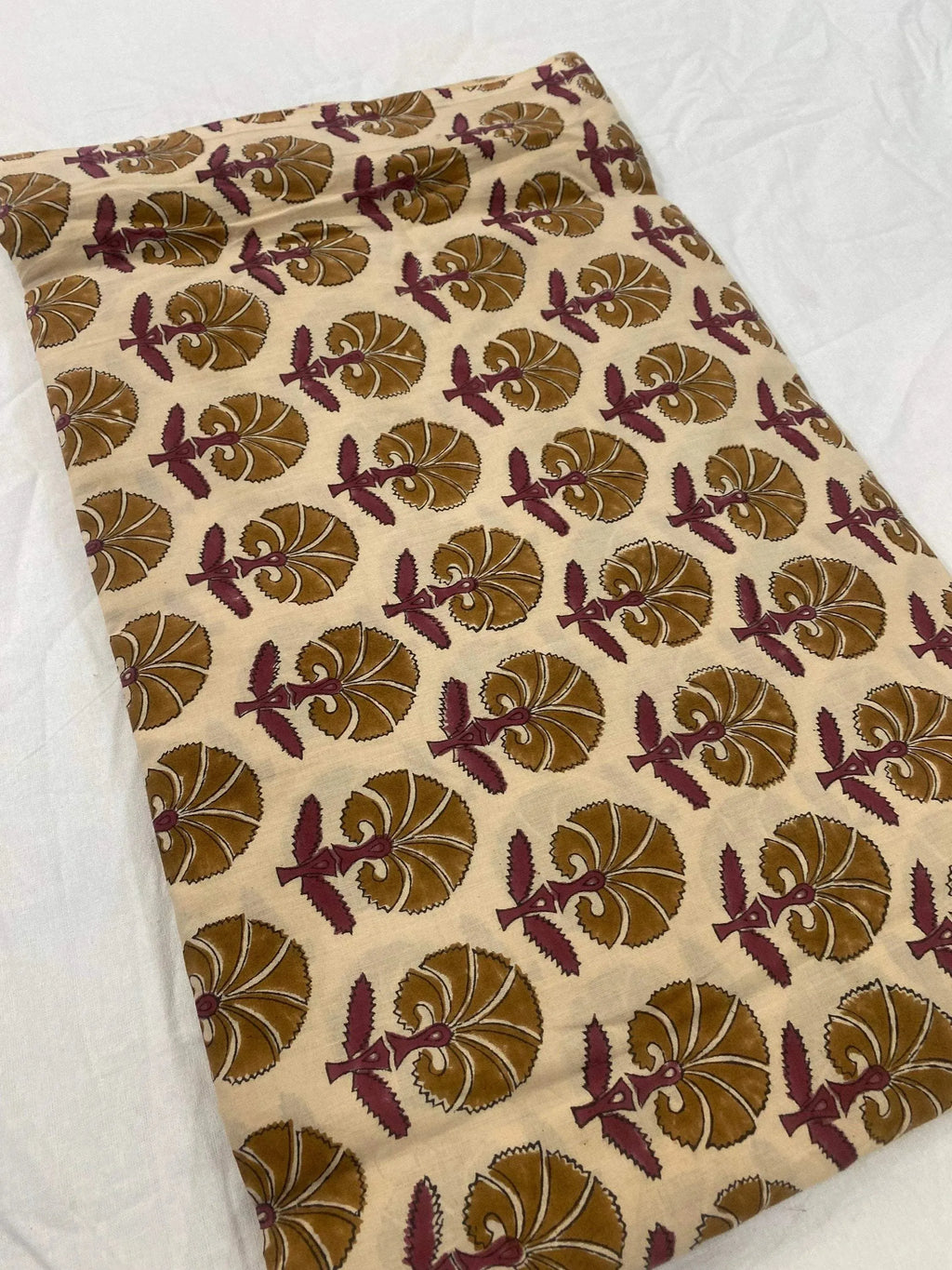 Hope Soft Cotton Block Printed Fabric Cotton Fabric