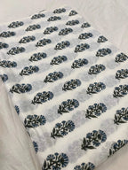 Thorian Hand Block Printed Floral Cotton Cotton Fabric