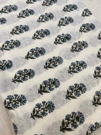 Thorian Hand Block Printed Floral Cotton Cotton Fabric