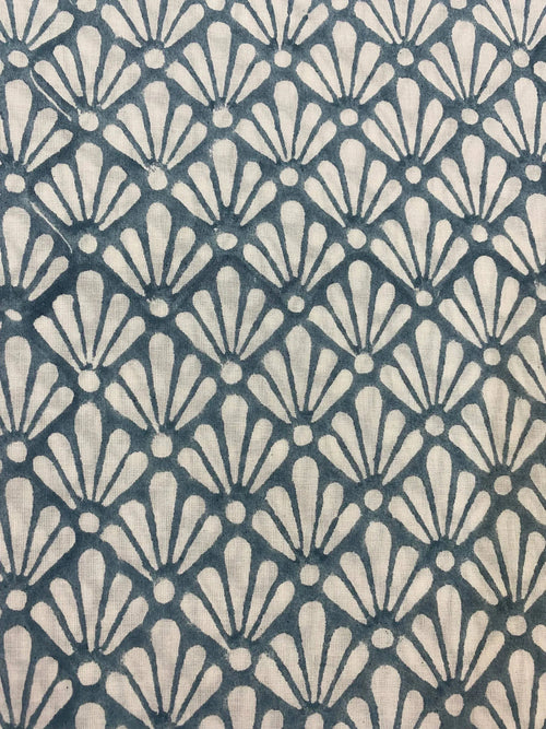 Arthur Hand Block Printed Cotton Fabric Cotton Fabric
