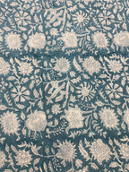 Agnes Floral Block Print Cotton Fabric By Yard Cotton Fabric