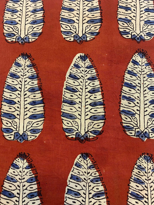 Nyra Hand Block Cotton Fabric