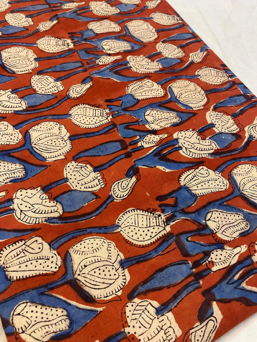 Corin Hand Block Printed Cotton Cotton Fabric