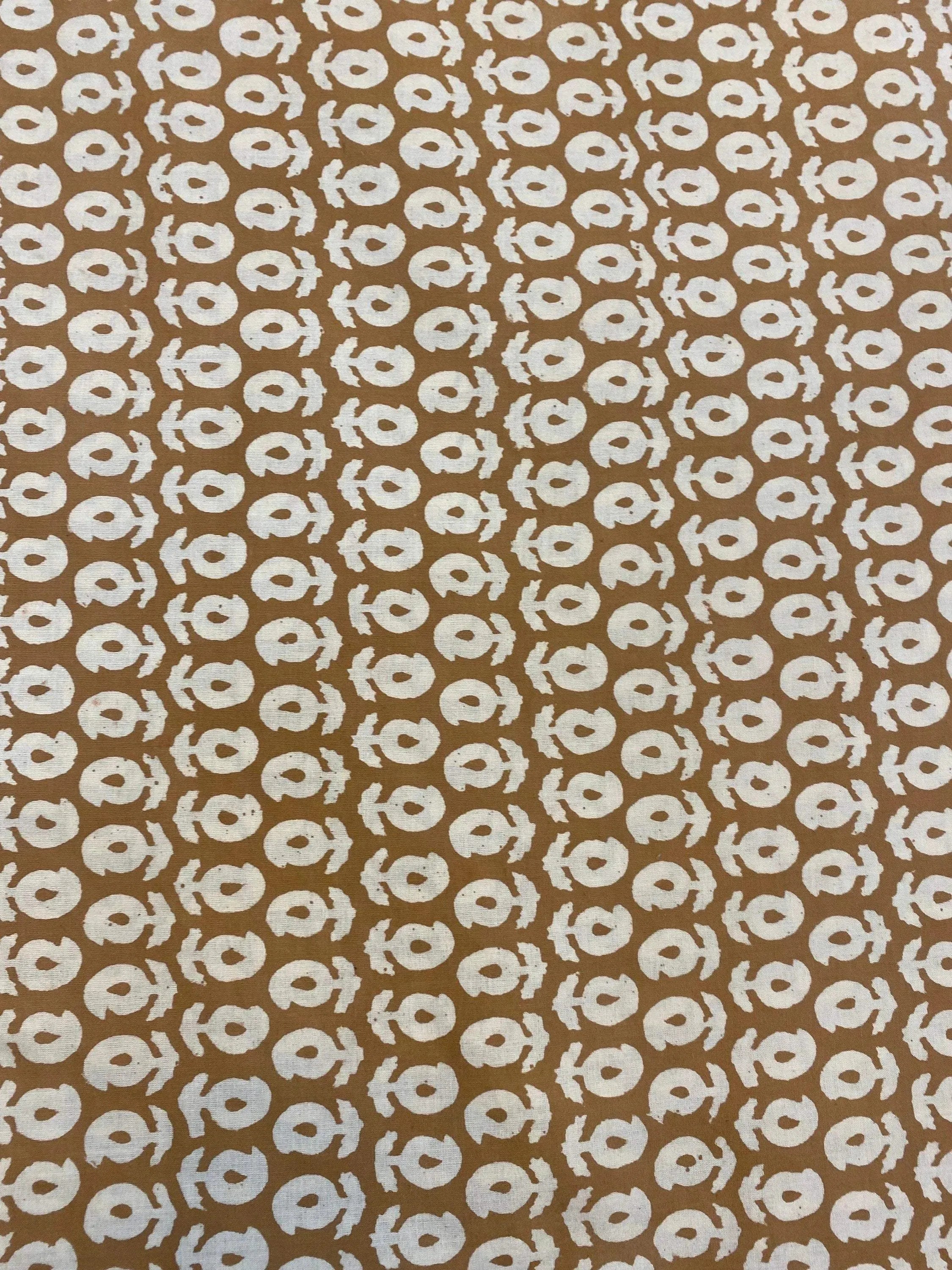 Zoya Hand Block Print Cotton Fabric Cotton Fabric