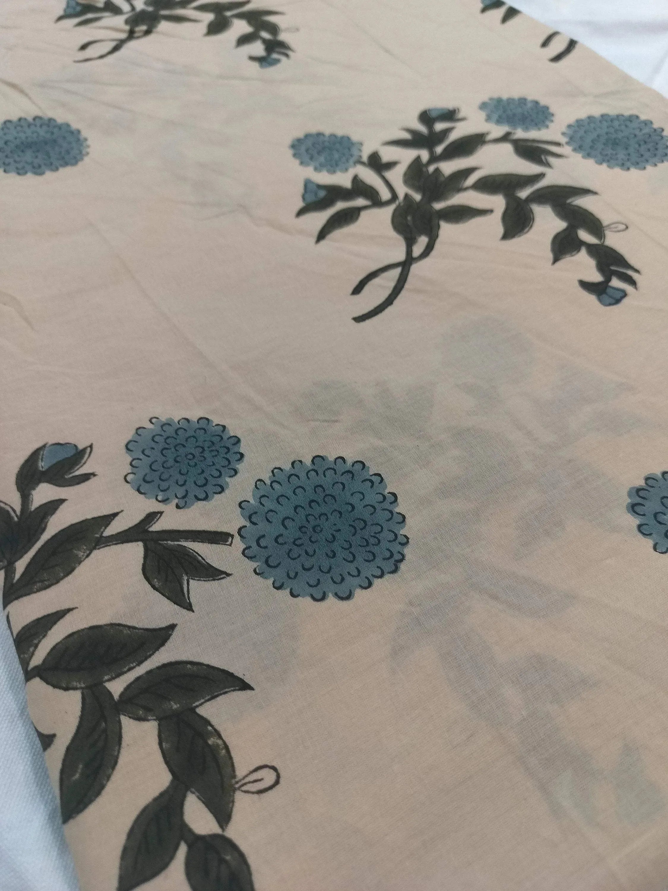 Tony Hand Block Printed Cotton Fabric Cotton Fabric