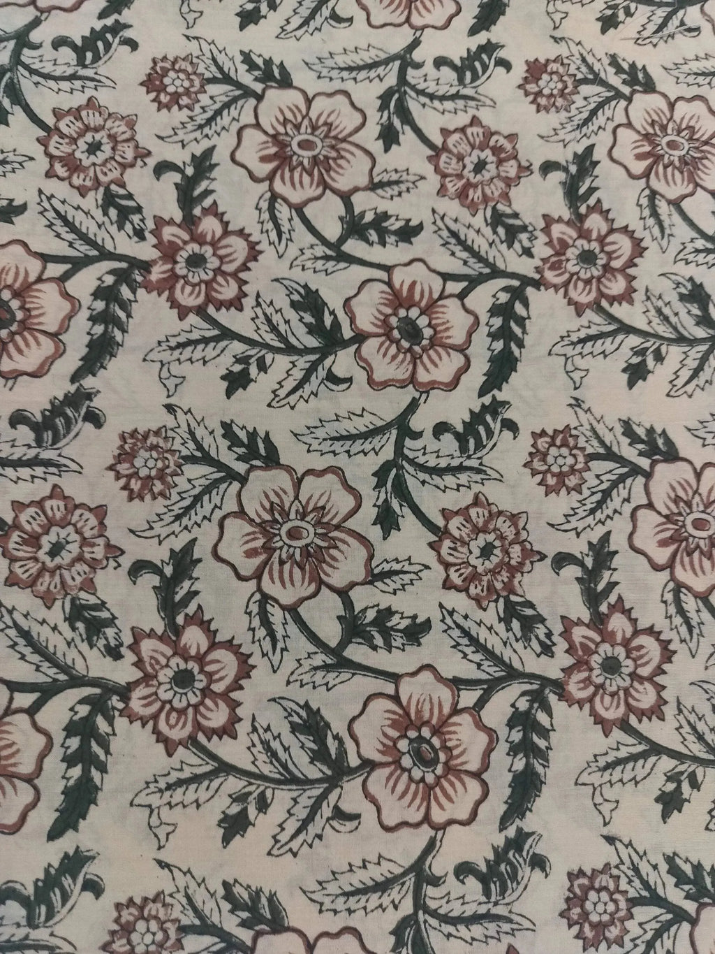 Shelby Hand Block Printed Cotton Fabric Cotton Fabric