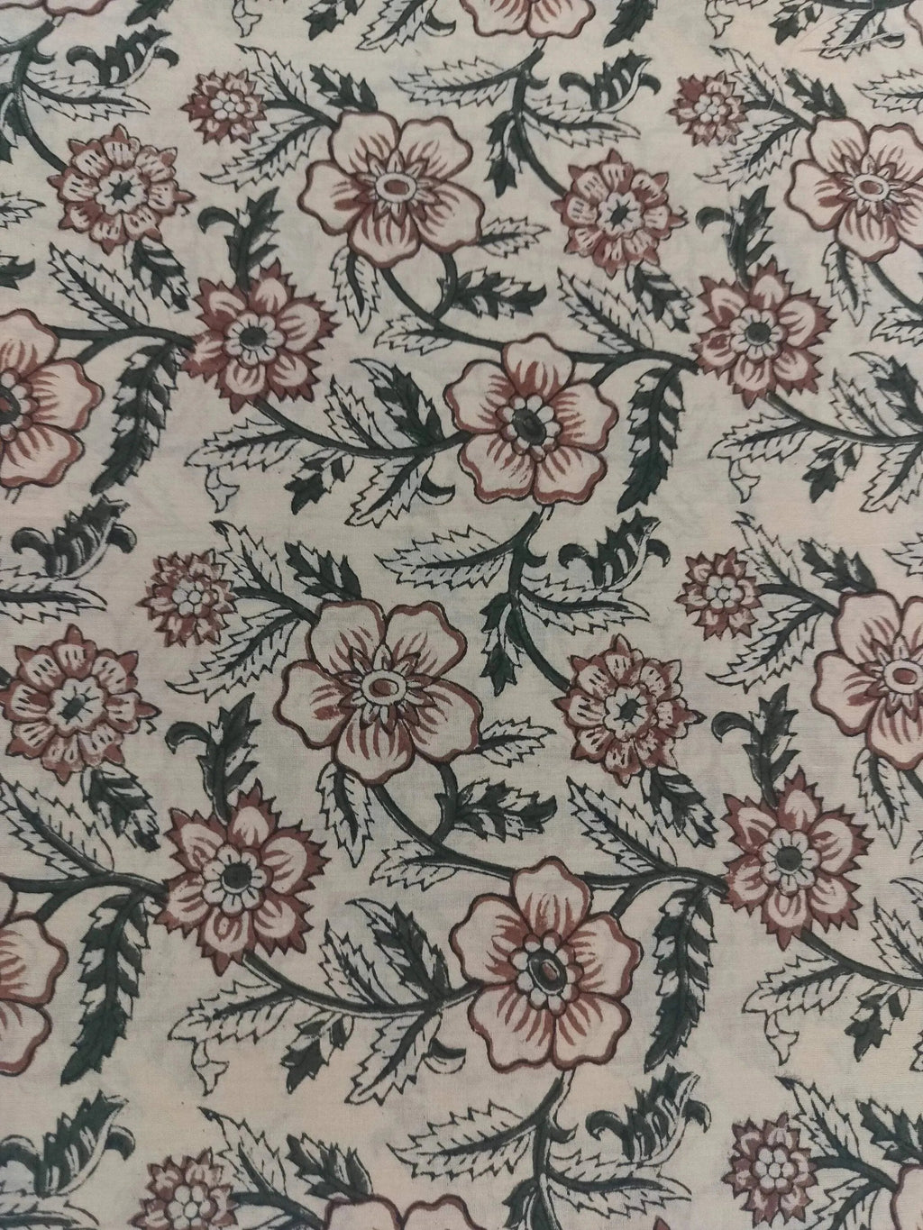 Shelby Hand Block Printed Cotton Fabric Cotton Fabric