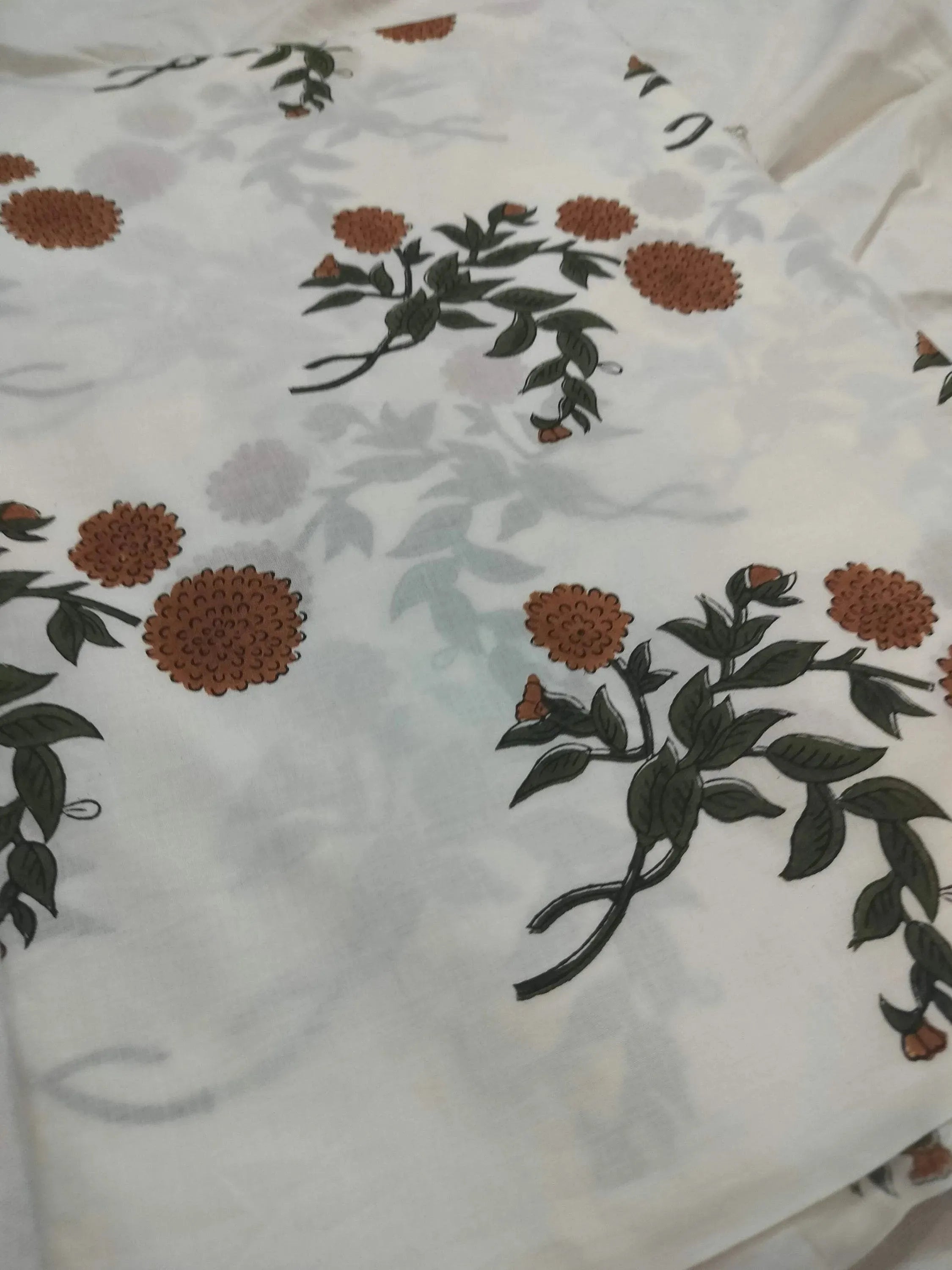 Tony Hand Block Printed Cotton Fabric Cotton Fabric