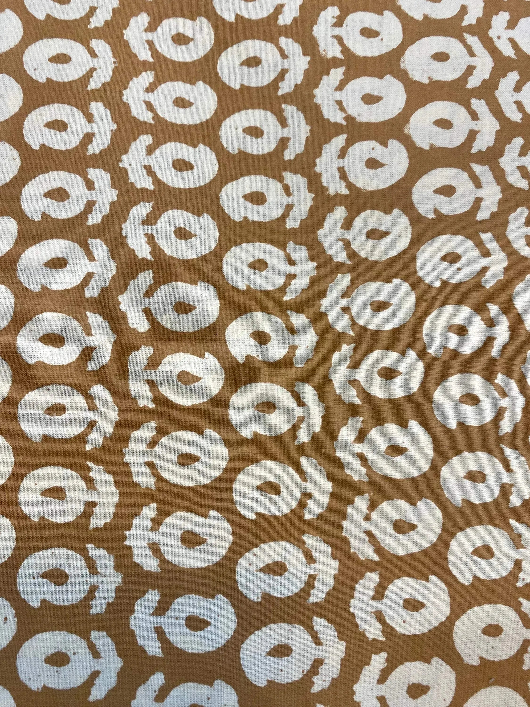 Zoya Hand Block Print Cotton Fabric Cotton Fabric